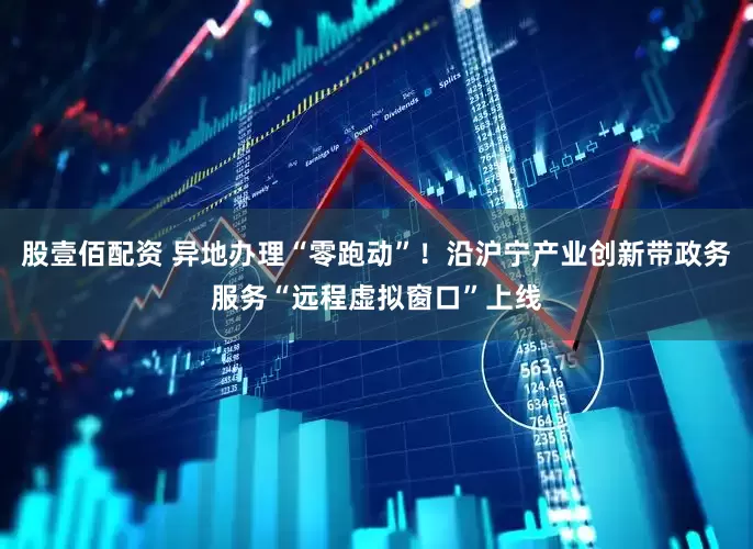 股壹佰配资 异地办理“零跑动”！沿沪宁产业创新带政务服务“远程虚拟窗口”上线